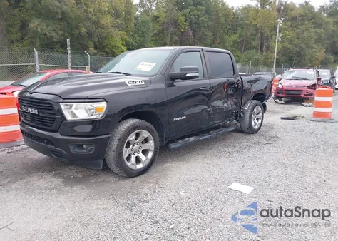 2019 Ram 1500 Big Horn/Lone Star 4X4 5'7 Box z USA, uszkodzony, nr VIN 1C6SRFFT1KN637320